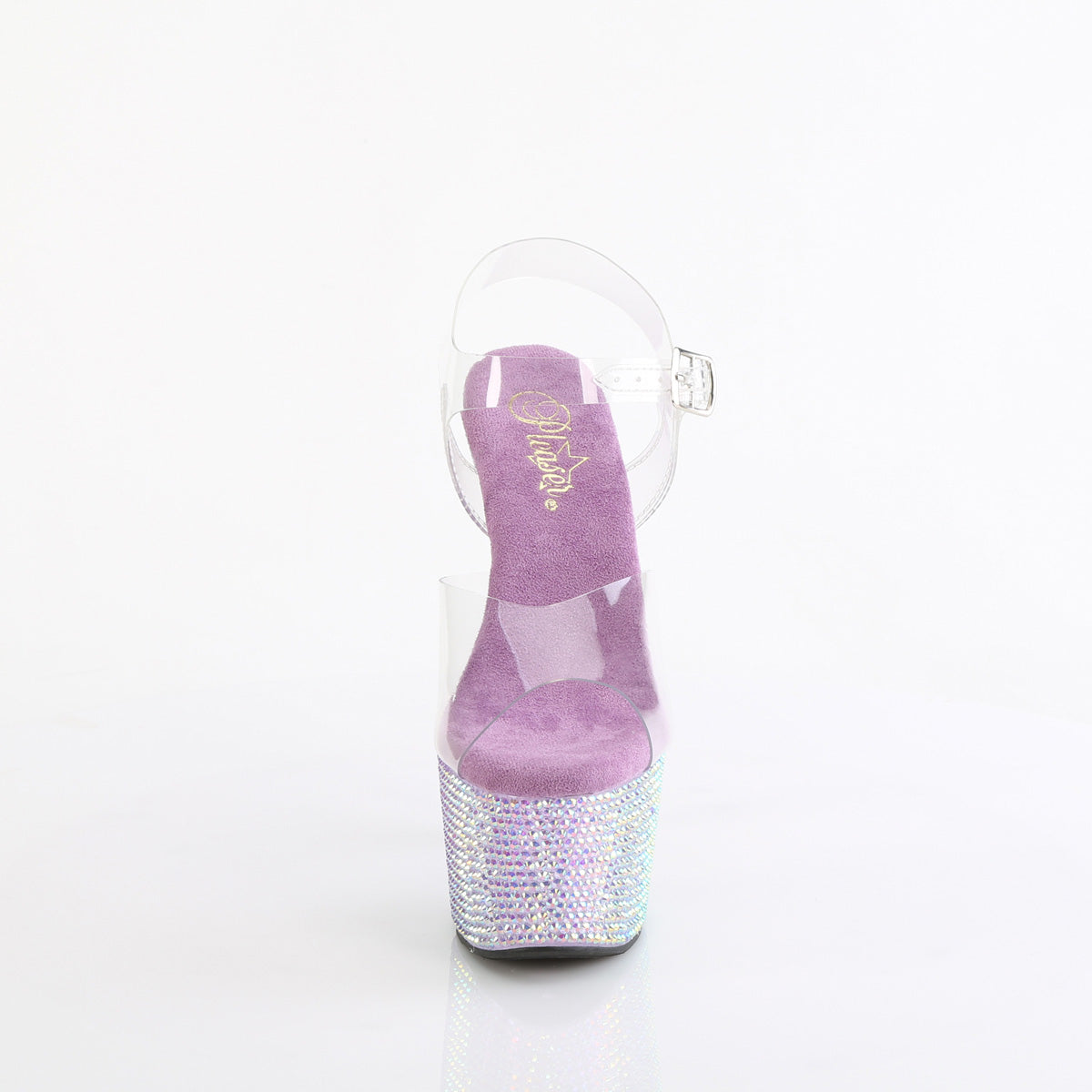 【PLEASER】BEJEWELED-708RRS シューズ Clr/Lavender RS【取寄】