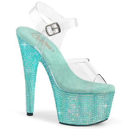 【PLEASER】BEJEWELED-708RRS シューズ Clr/Aqua RS【取寄】