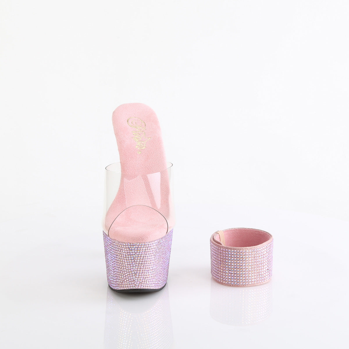 【PLEASER】BEJEWELED-712RS シューズ Clr/B. Pink Multi RS【取寄】