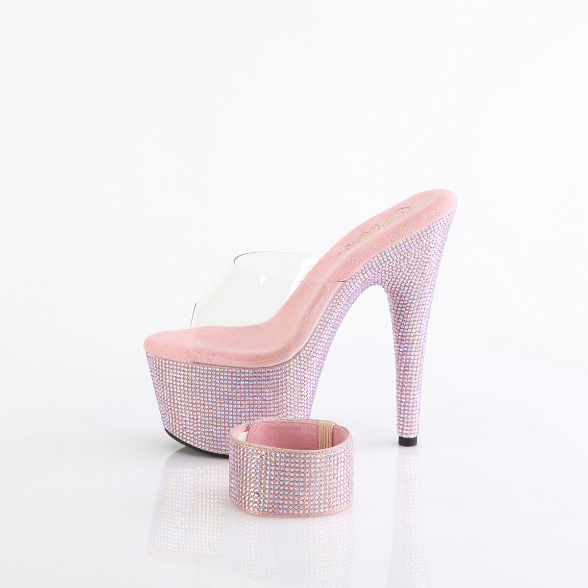 【PLEASER】BEJEWELED-712RS シューズ Clr/B. Pink Multi RS【取寄】