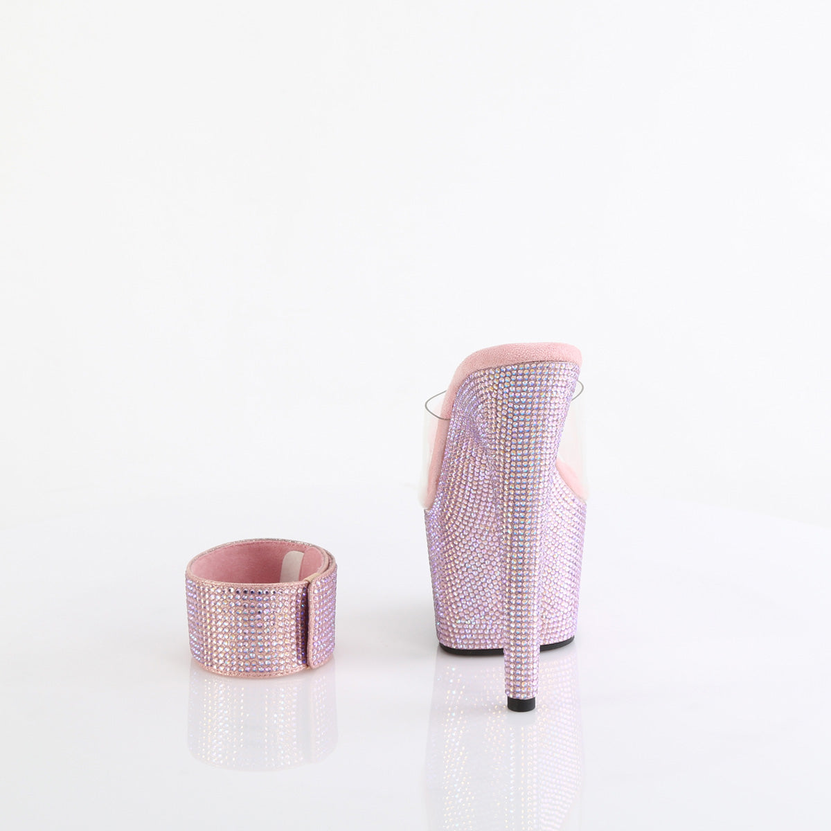 【PLEASER】BEJEWELED-712RS シューズ Clr/B. Pink Multi RS【取寄】