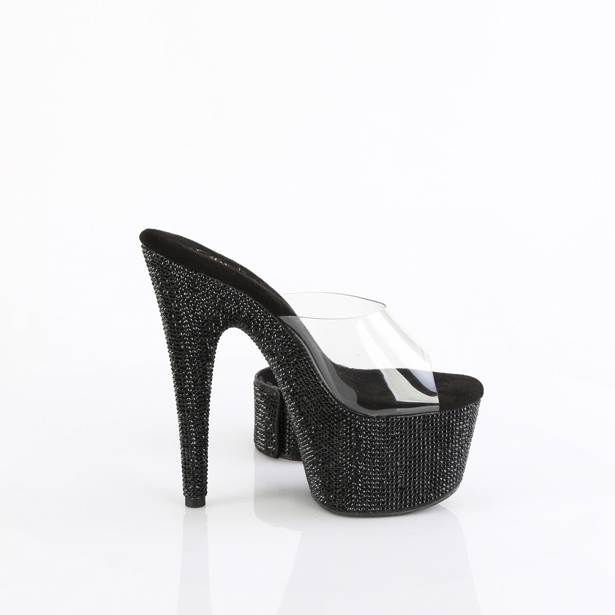 【PLEASER】BEJEWELED-712RS シューズ Clr/Blk RS【取寄】