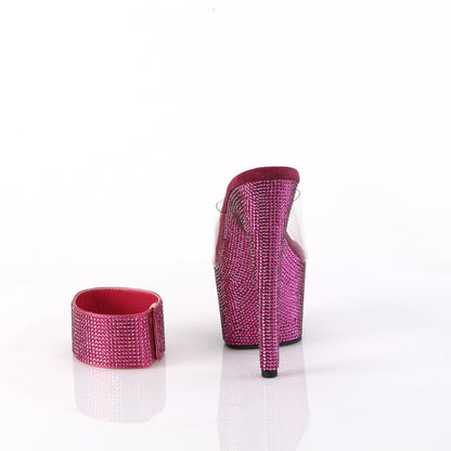 【PLEASER】BEJEWELED-712RS シューズ Clr/Fuchsia RS【取寄】