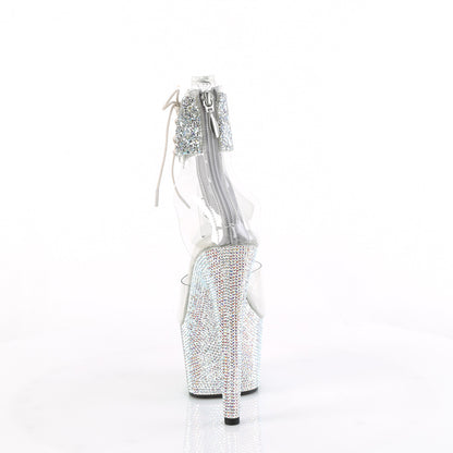 【PLEASER】BEJEWELED-724RS-02 シューズ Clr-Slv Multi RS/Slv AB RS【取寄】