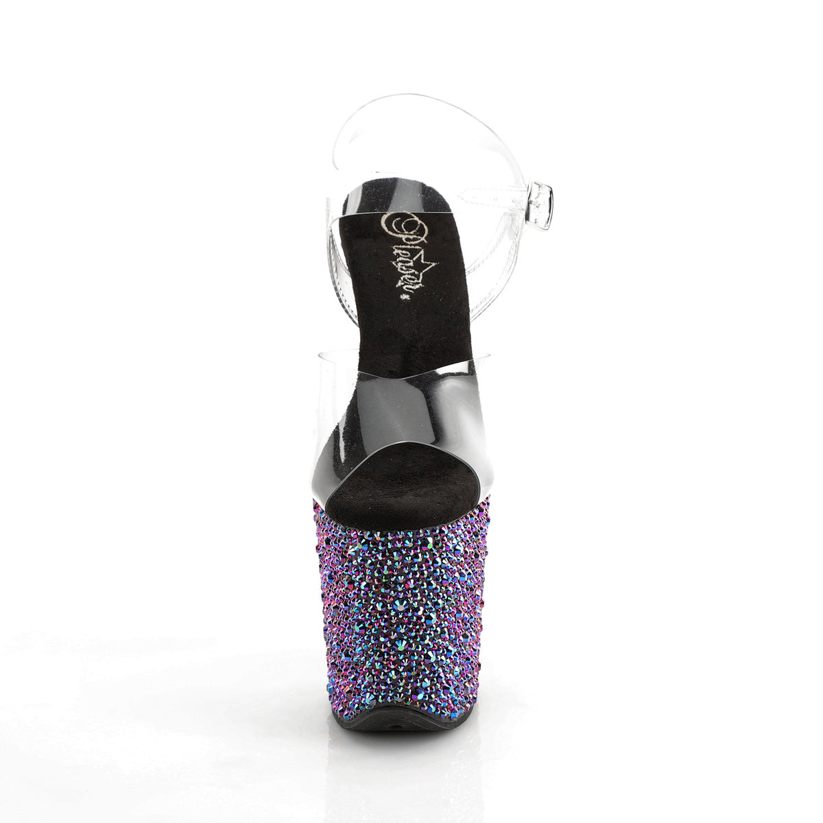 【PLEASER】BEJEWELED-808MS シューズ Clr/Blk Multi RS【取寄】