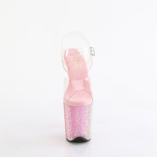 【PLEASER】BEJEWELED-808RRS プラットフォームシューズ Clr/B. Pink RS【取寄】
