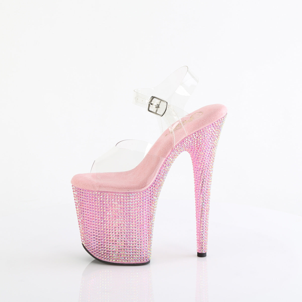【PLEASER】BEJEWELED-808RRS シューズ Clr/B. Pink RS【取寄】