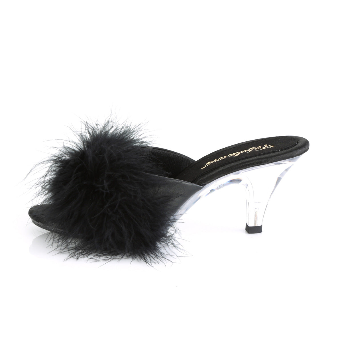 【FABULICIOUS】BELLE-301F シューズ Blk Pu-Fur/Clr【取寄】