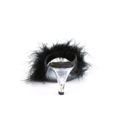 【FABULICIOUS】BELLE-301F シューズ Blk Pu-Fur/Clr【取寄】