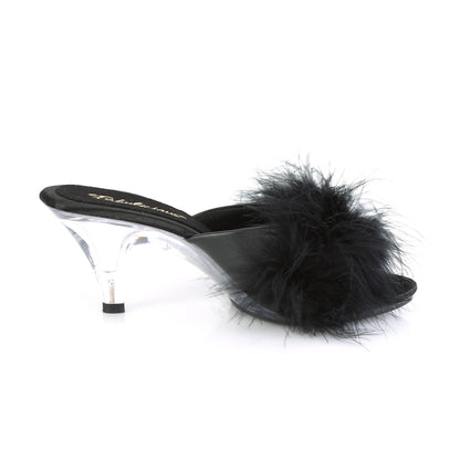 【FABULICIOUS】BELLE-301F シューズ Blk Pu-Fur/Clr【取寄】