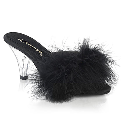 【FABULICIOUS】BELLE-301F シューズ Blk Pu-Fur/Clr【取寄】