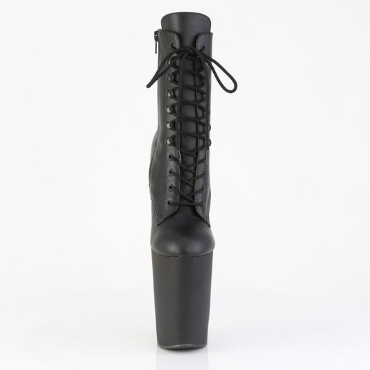 【PLEASER】BEWITCHED-1020 プラットフォームシューズ Blk Faux Leather/Blk Matte【取寄】