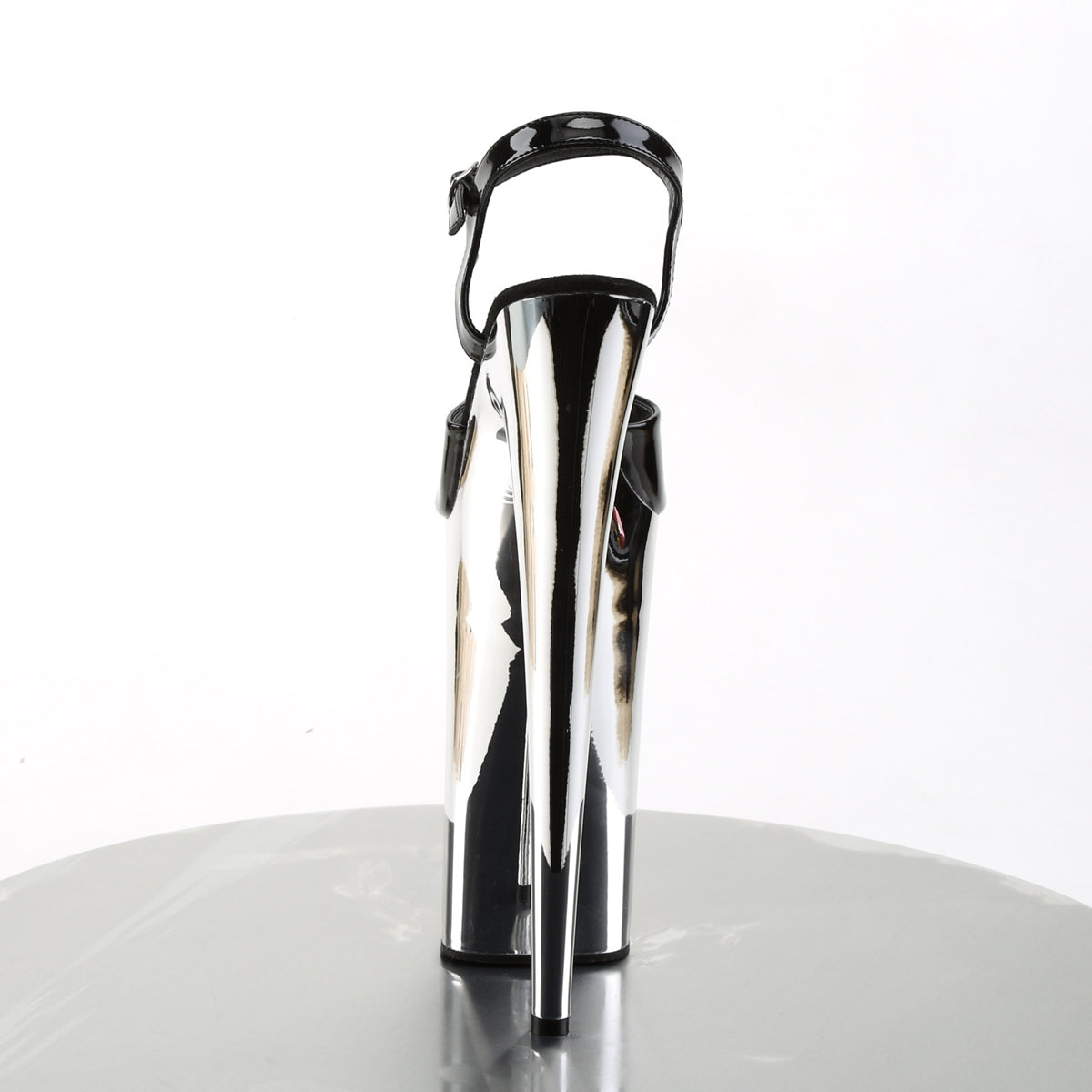 【PLEASER】BEYOND-009 シューズ Blk/Slv Chrome【取寄】