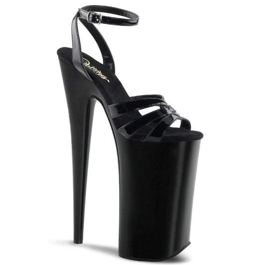 【PLEASER】BEYOND-012 プラットフォームシューズ Blk/Blk【取寄】