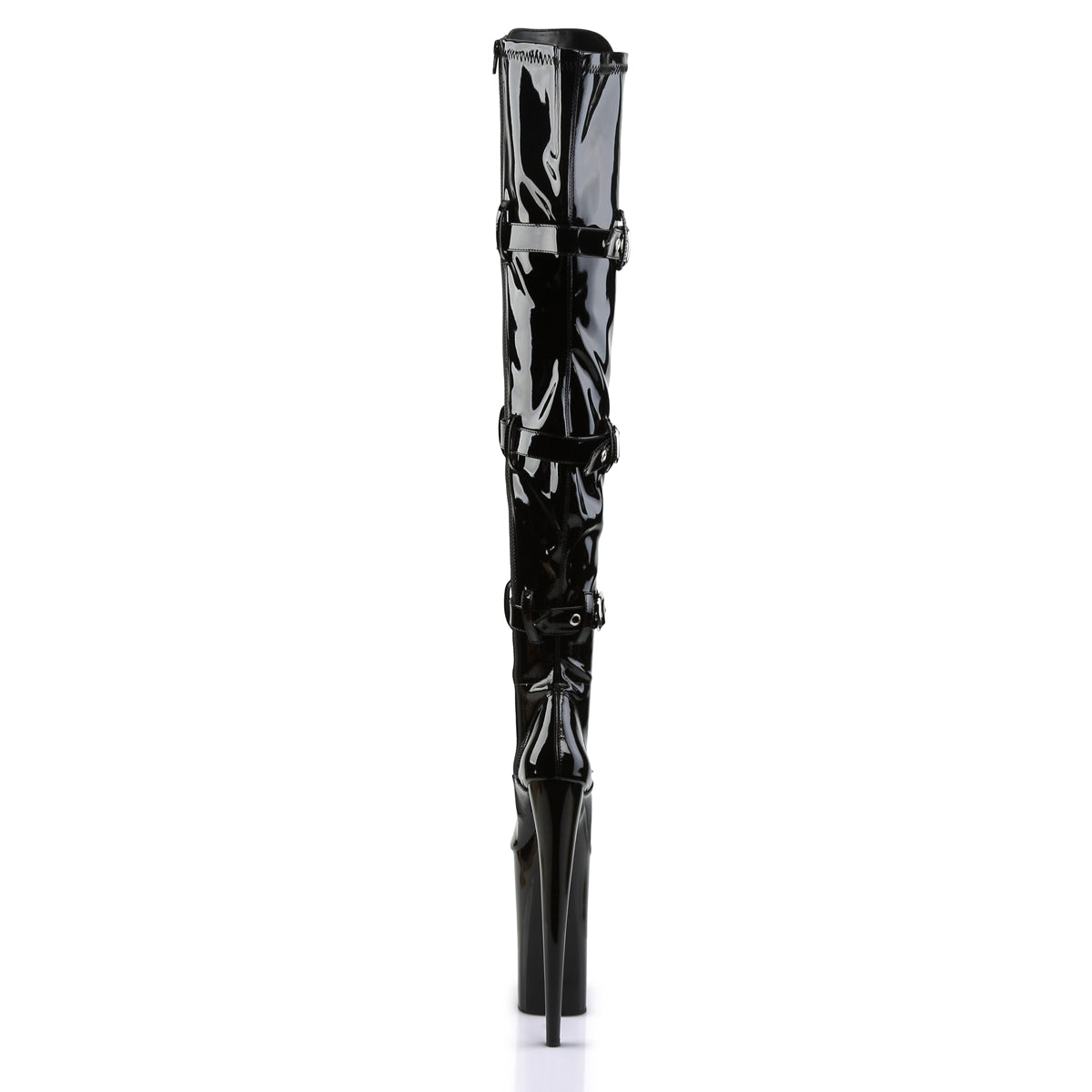 【PLEASER】BEYOND-3028 シューズ Blk Str Pat/Blk【取寄】