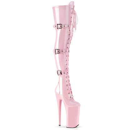 【PLEASER】BEYOND-3028 シューズ B. Pink Stretch Pat/B. Pink【取寄】