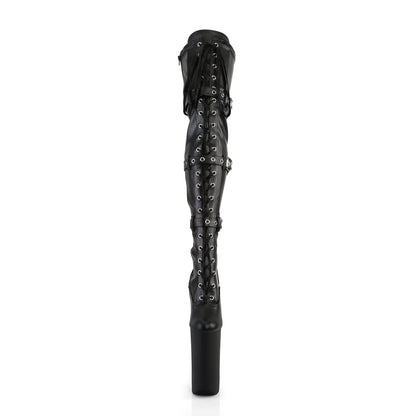 【PLEASER】BEYOND-3028 シューズ Blk Str Faux Leather/Blk Matte【取寄】