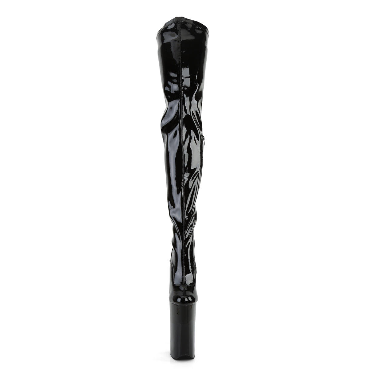 【PLEASER】BEYOND-4000 シューズ Blk Stretch Pat/Blk【取寄】