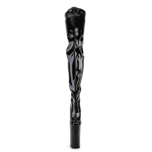 【PLEASER】BEYOND-4000 プラットフォームシューズ Blk Stretch Pat/Blk【取寄】