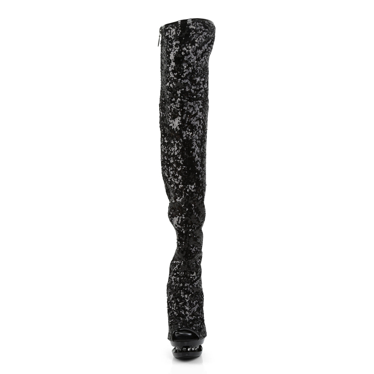 【PLEASER】BLONDIE-R-3011 シューズ Blk Sequins/Blk【取寄】