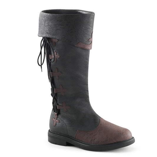 【FUNTASMA】CAPTAIN-110 ブーツ Blk-Brown Distressed Pu【取寄】