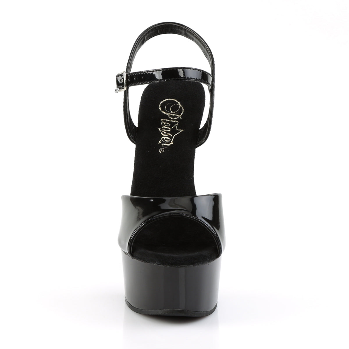 【PLEASER】CAPTIVA-609 シューズ Blk Pat/Blk【取寄】