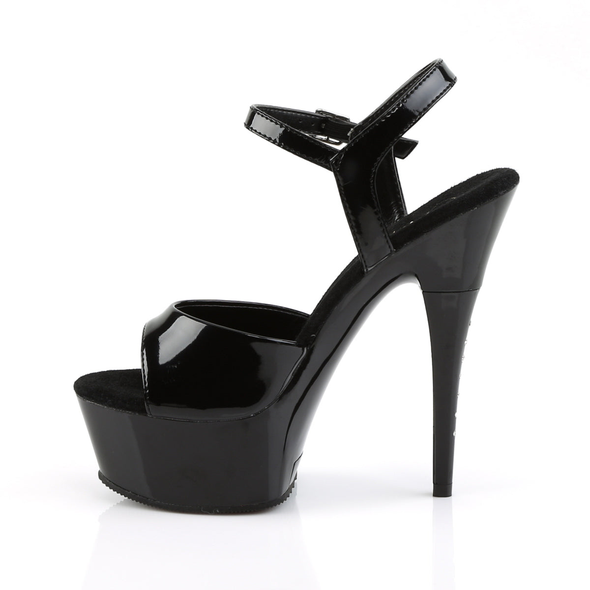 【PLEASER】CAPTIVA-609 シューズ Blk Pat/Blk【取寄】