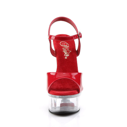 【PLEASER】CAPTIVA-609 シューズ Red Pat/Clr【取寄】