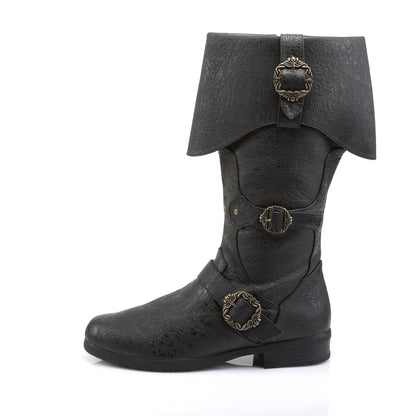 【FUNTASMA】CARRIBEAN-299 ブーツ Blk Distressed Pu【取寄】