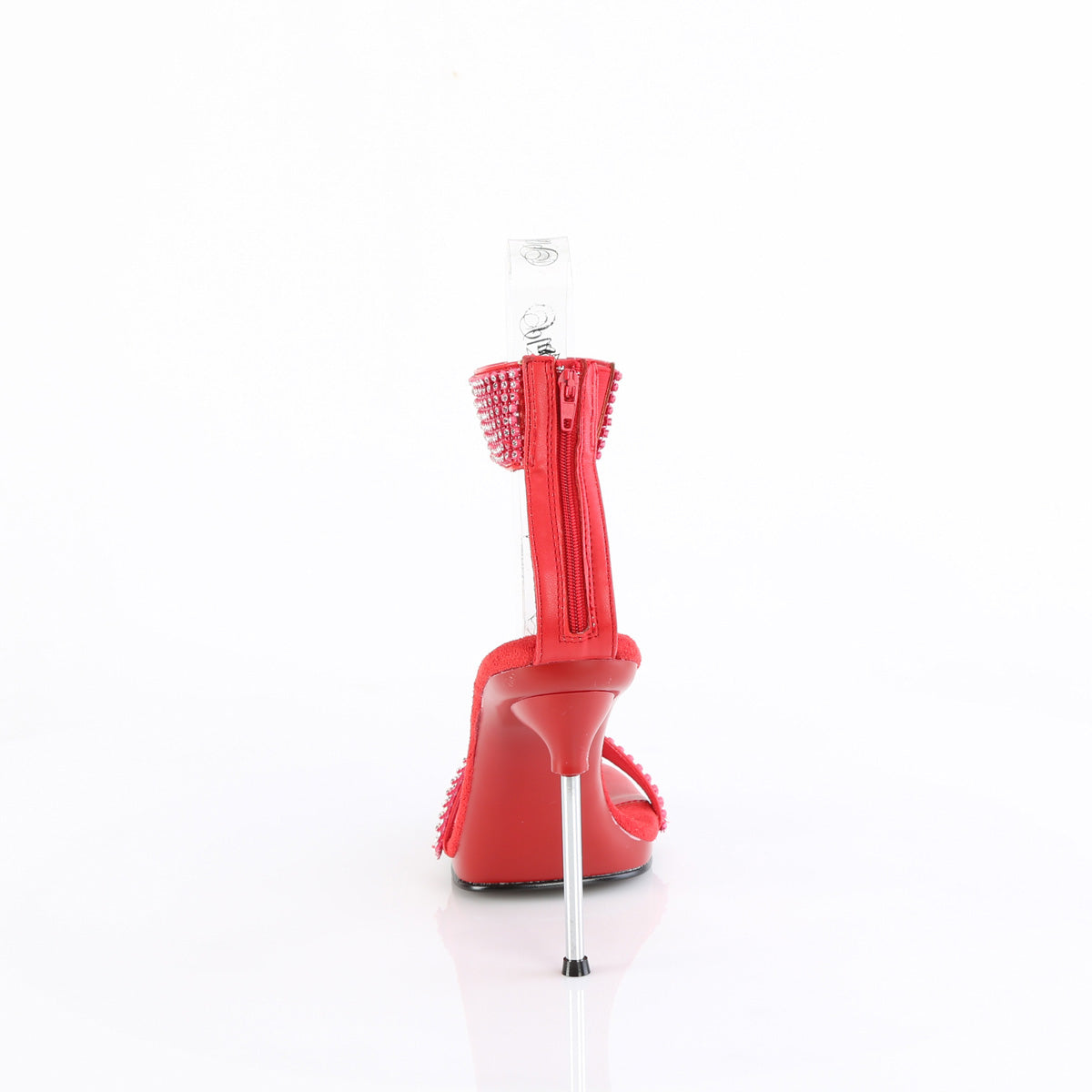 【FABULICIOUS】CHIC-40 シューズ Red Faux Leather-RS/Red【取寄】