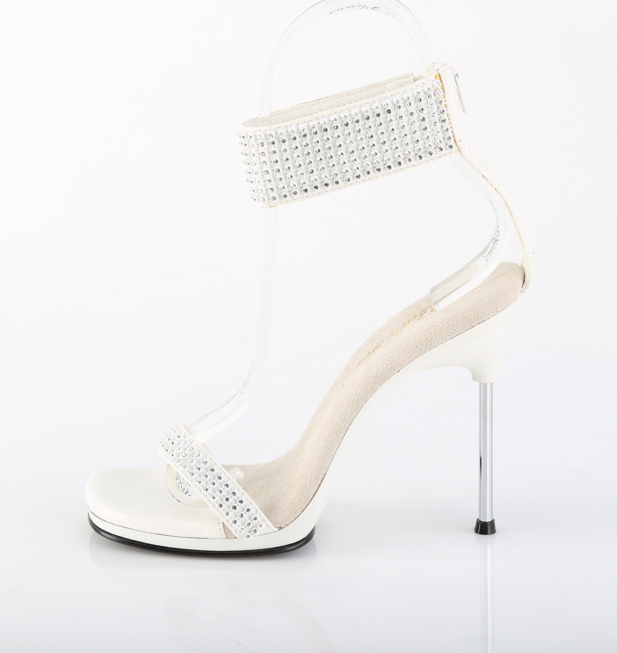 【FABULICIOUS】CHIC-40 シューズ Wht Faux Leather-RS/Wht【取寄】