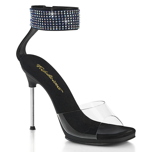 【FABULICIOUS】CHIC-42 ヒールシューズ Clr-Blk Faux Leather-AB RS/Blk【取寄】
