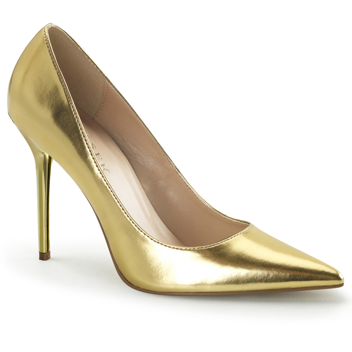 【PLEASER】CLASSIQUE-20 シングルソールシューズ Gold Met Pu【取寄】