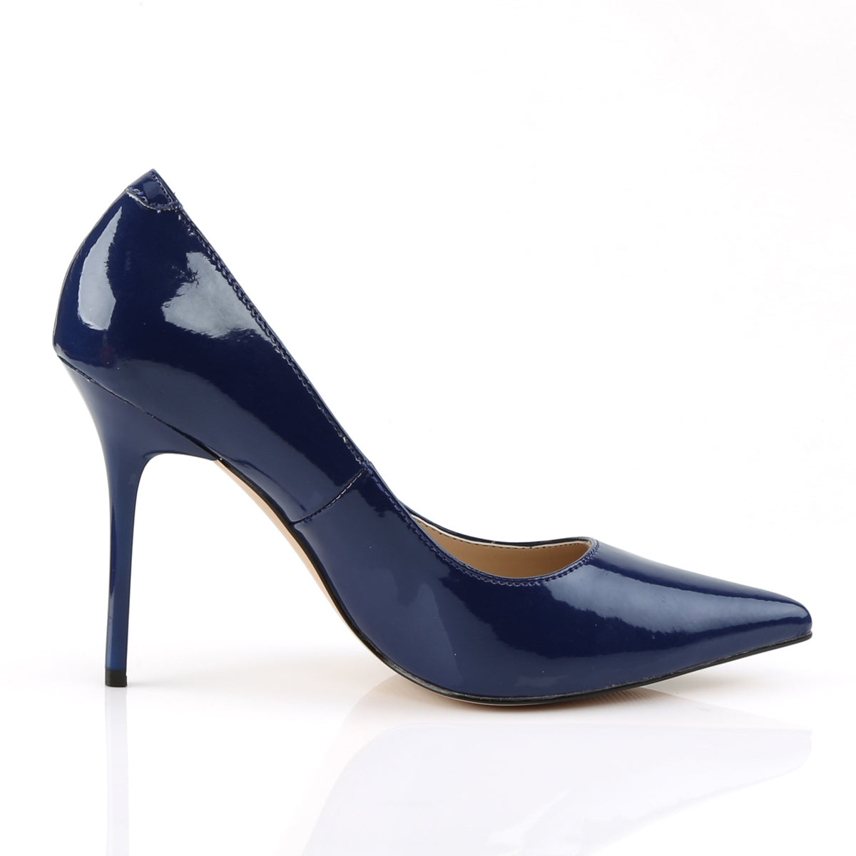 【PLEASER】CLASSIQUE-20 シングルソールシューズ Navy Blue Pat【取寄】