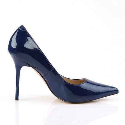 【PLEASER】CLASSIQUE-20 シングルソールシューズ Navy Blue Pat【取寄】