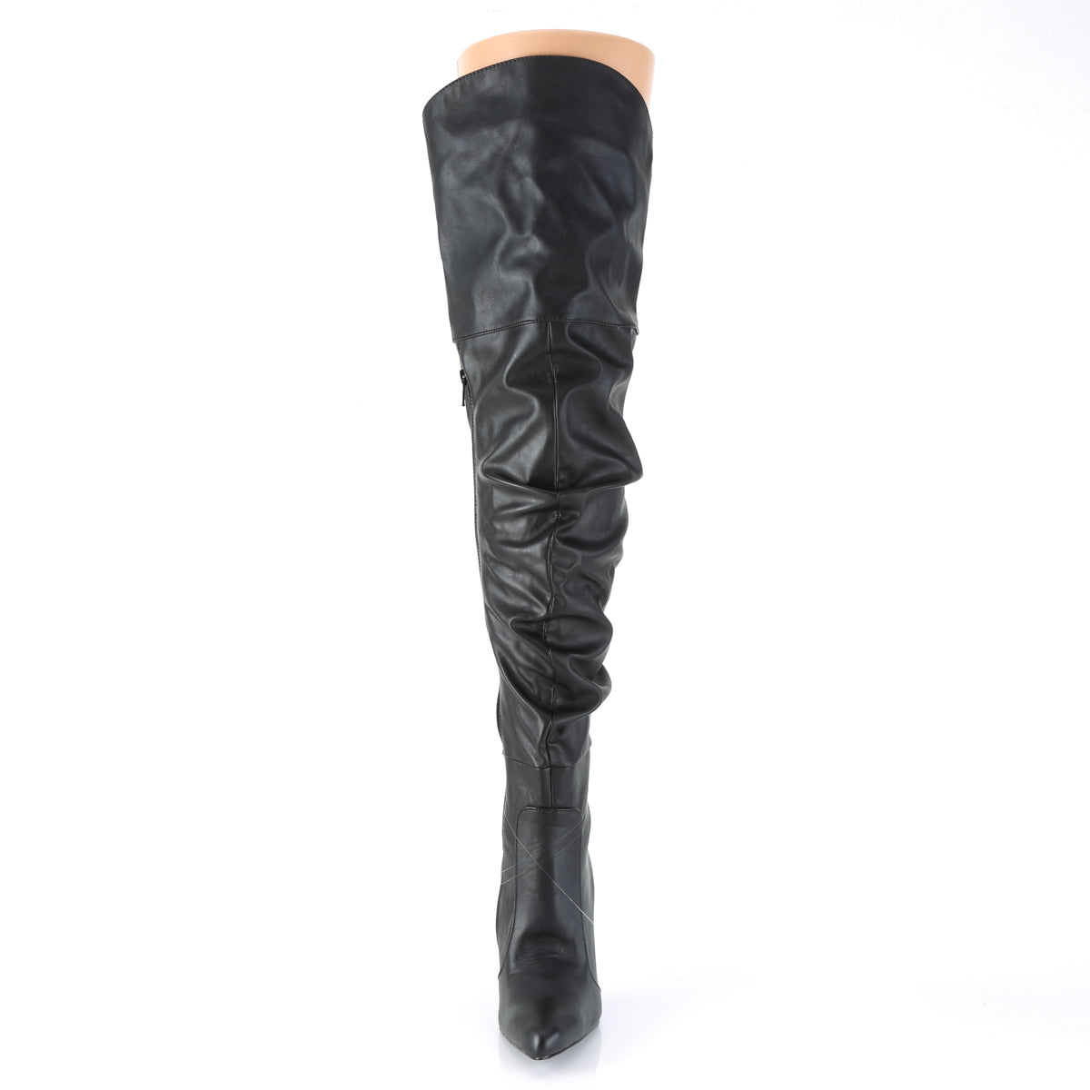 【PLEASER】CLASSIQUE-3011 シングルソールシューズ Blk Faux Leather【取寄】