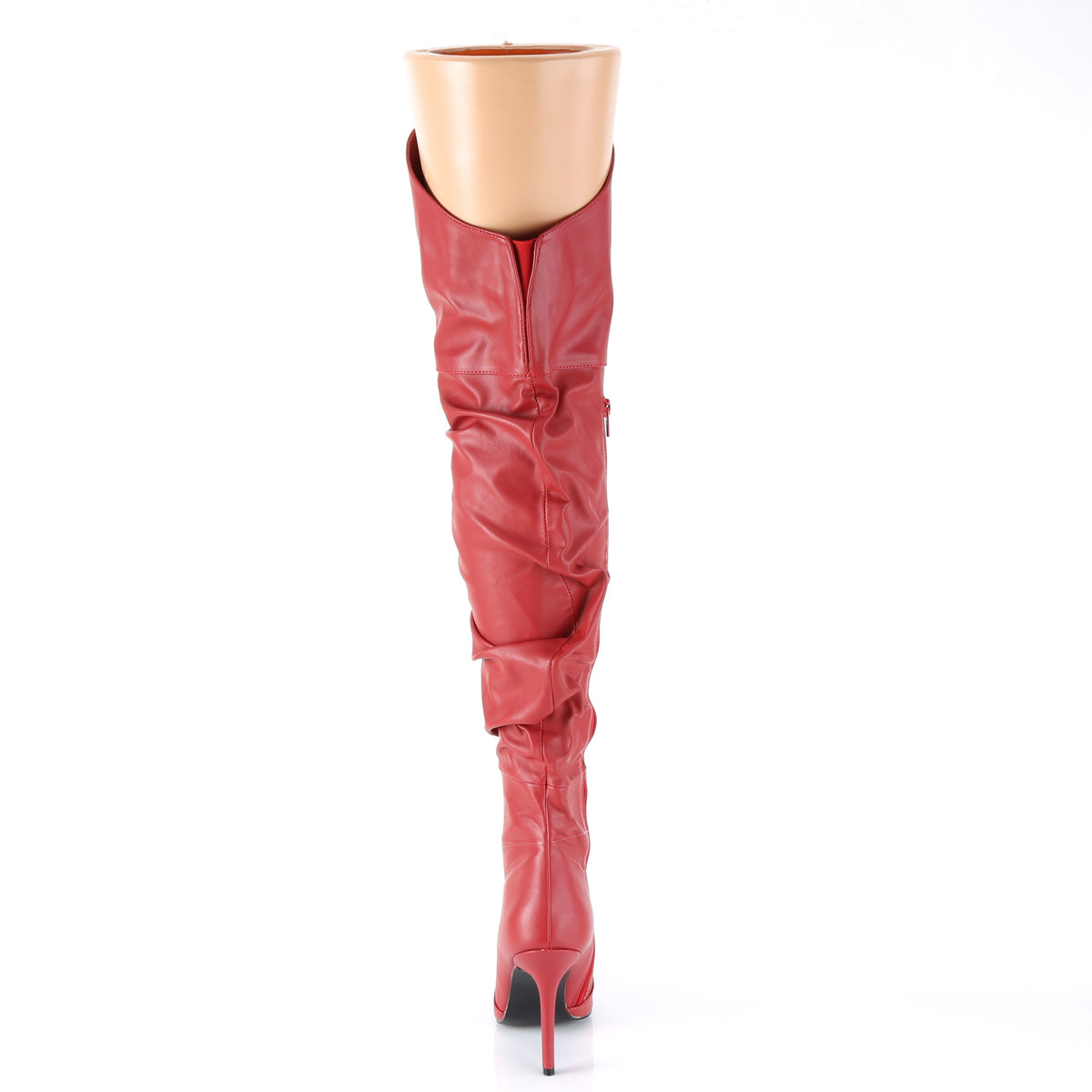 【PLEASER】CLASSIQUE-3011 シングルソールシューズ Red Faux Leather【取寄】