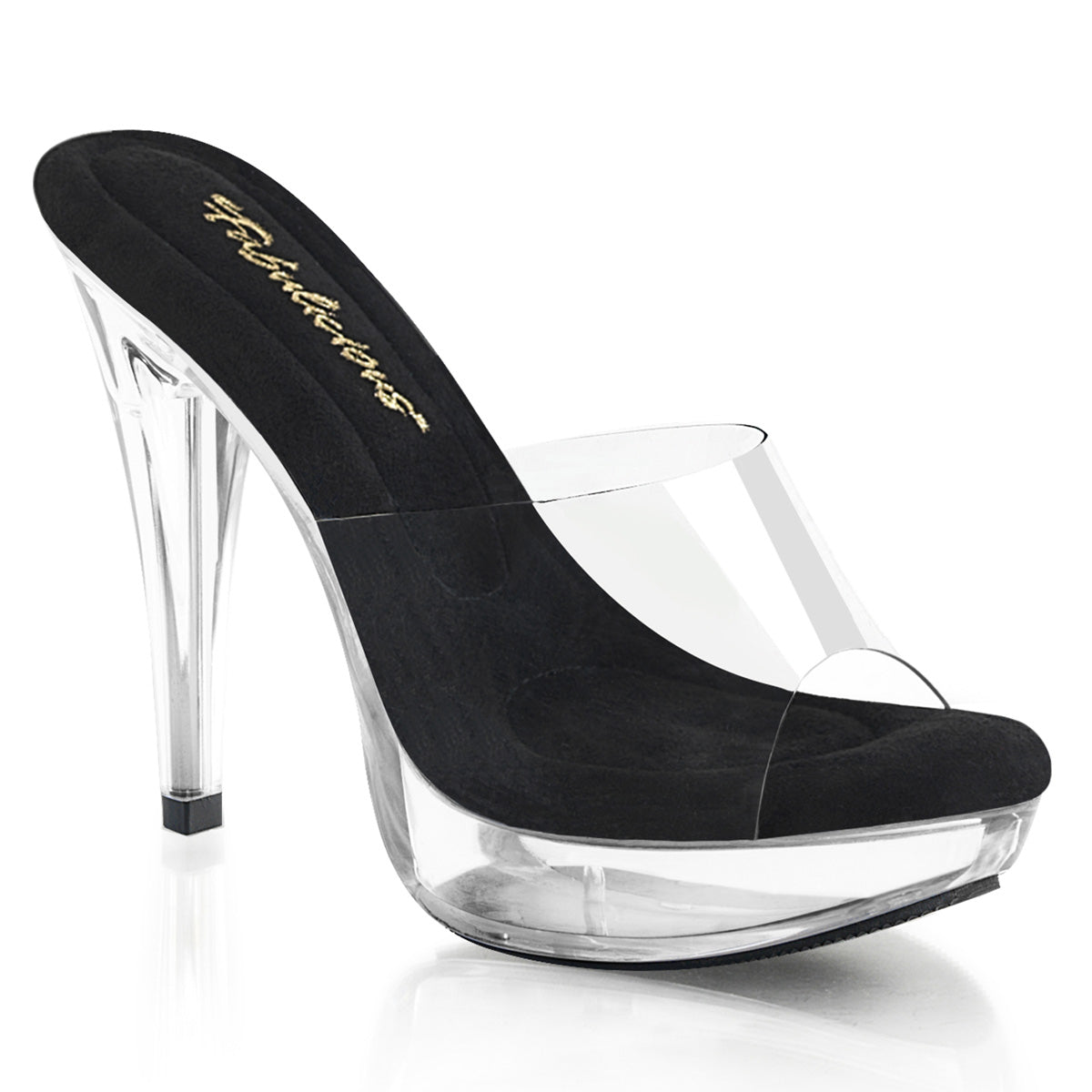 【FABULICIOUS】COCKTAIL-501 シューズ Clr-Blk/Clr【取寄】