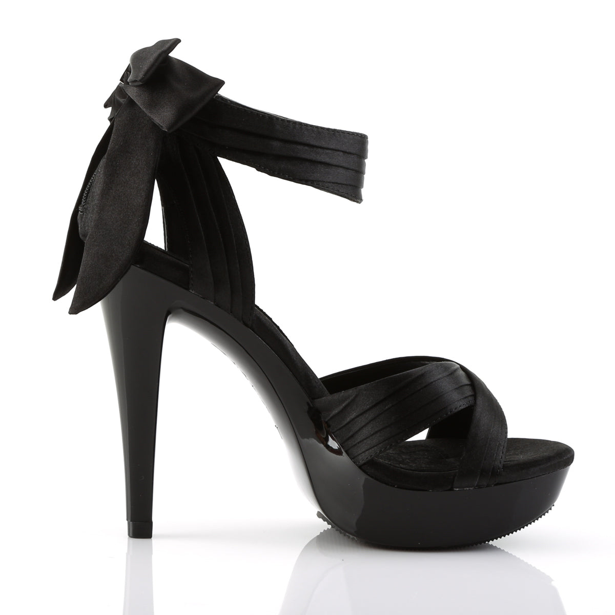 【FABULICIOUS】COCKTAIL-568 シューズ Blk Satin/Blk【取寄】
