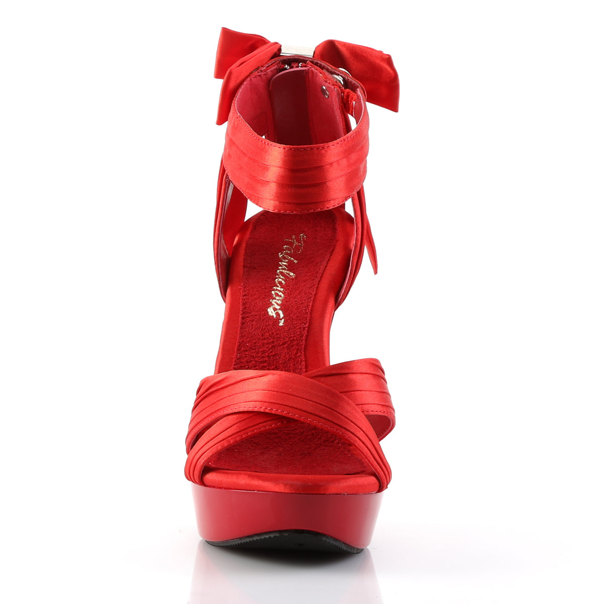 【FABULICIOUS】COCKTAIL-568 シューズ Red Satin/Red【取寄】