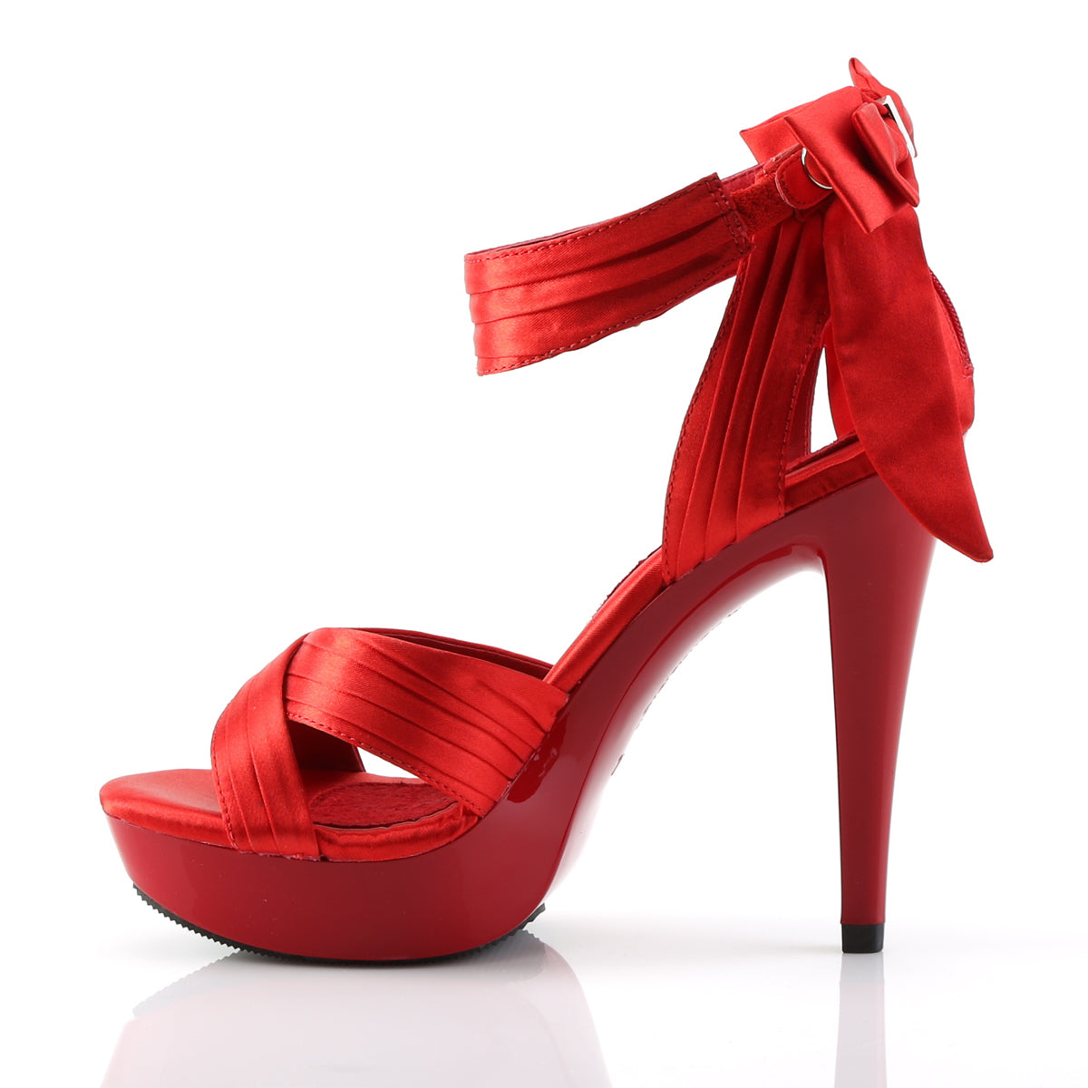【FABULICIOUS】COCKTAIL-568 シューズ Red Satin/Red【取寄】