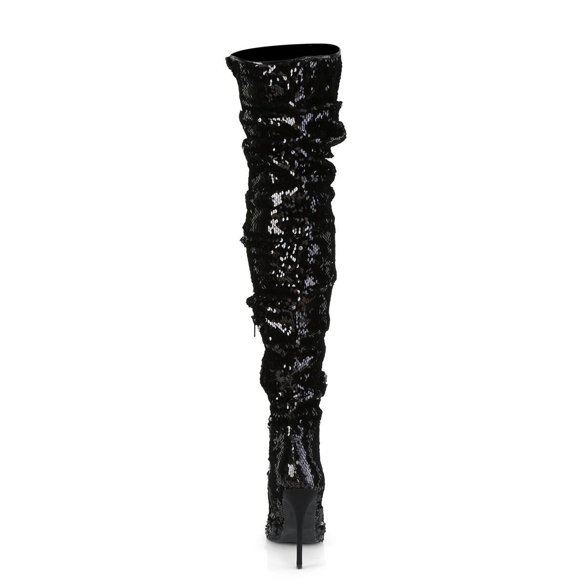 【PLEASER】COURTLY-3011 シングルソールシューズ Blk Sequins【取寄】