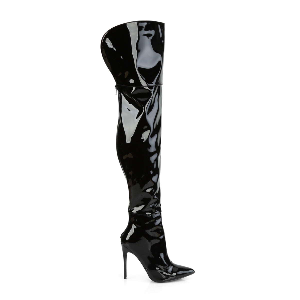 【PLEASER】COURTLY-3012 シングルソールシューズ Blk Patent【取寄】