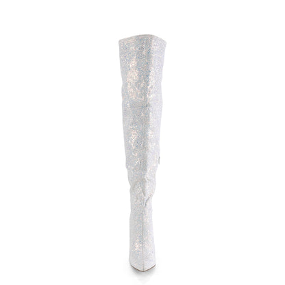 【PLEASER】COURTLY-3015 シングルソールシューズ Wht Multi Glitter【取寄】