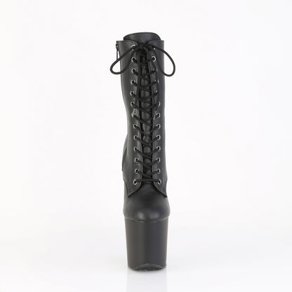 【PLEASER】CRAZE-1040 シューズ Blk Faux Leather/Blk Matte【取寄】