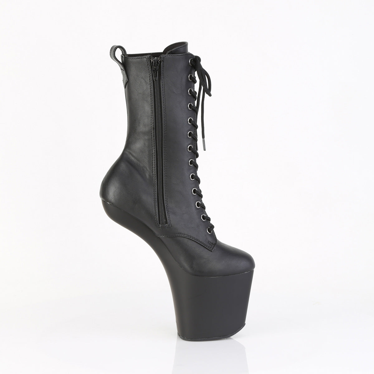 【PLEASER】CRAZE-1040 シューズ Blk Faux Leather/Blk Matte【取寄】