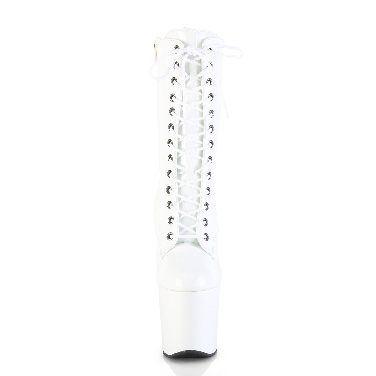 【PLEASER】CRAZE-1040 シューズ Wht Pat/Wht【取寄】