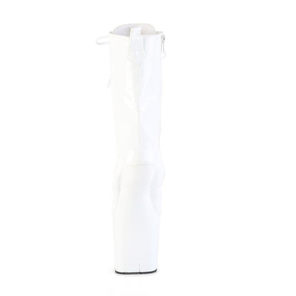 【PLEASER】CRAZE-1040 シューズ Wht Pat/Wht【取寄】
