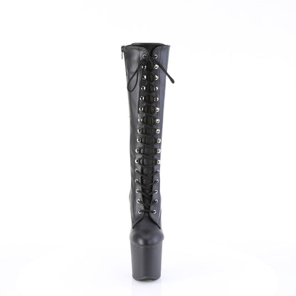 【PLEASER】CRAZE-2023 シューズ Blk Str. Faux Leather/Blk Matte【取寄】
