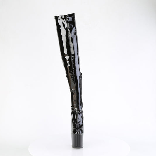 【PLEASER】CRAZE-3000 プラットフォームシューズ Blk Str. Pat/Blk【取寄】